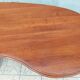 Brutalist table in solid oak