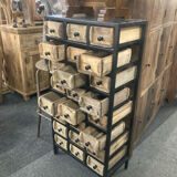 Meuble 24 Tiroirs de style industriel