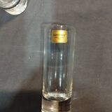 vintage: set of 6 liqueur (or digestive) glasses in Arques Luminarc glass
