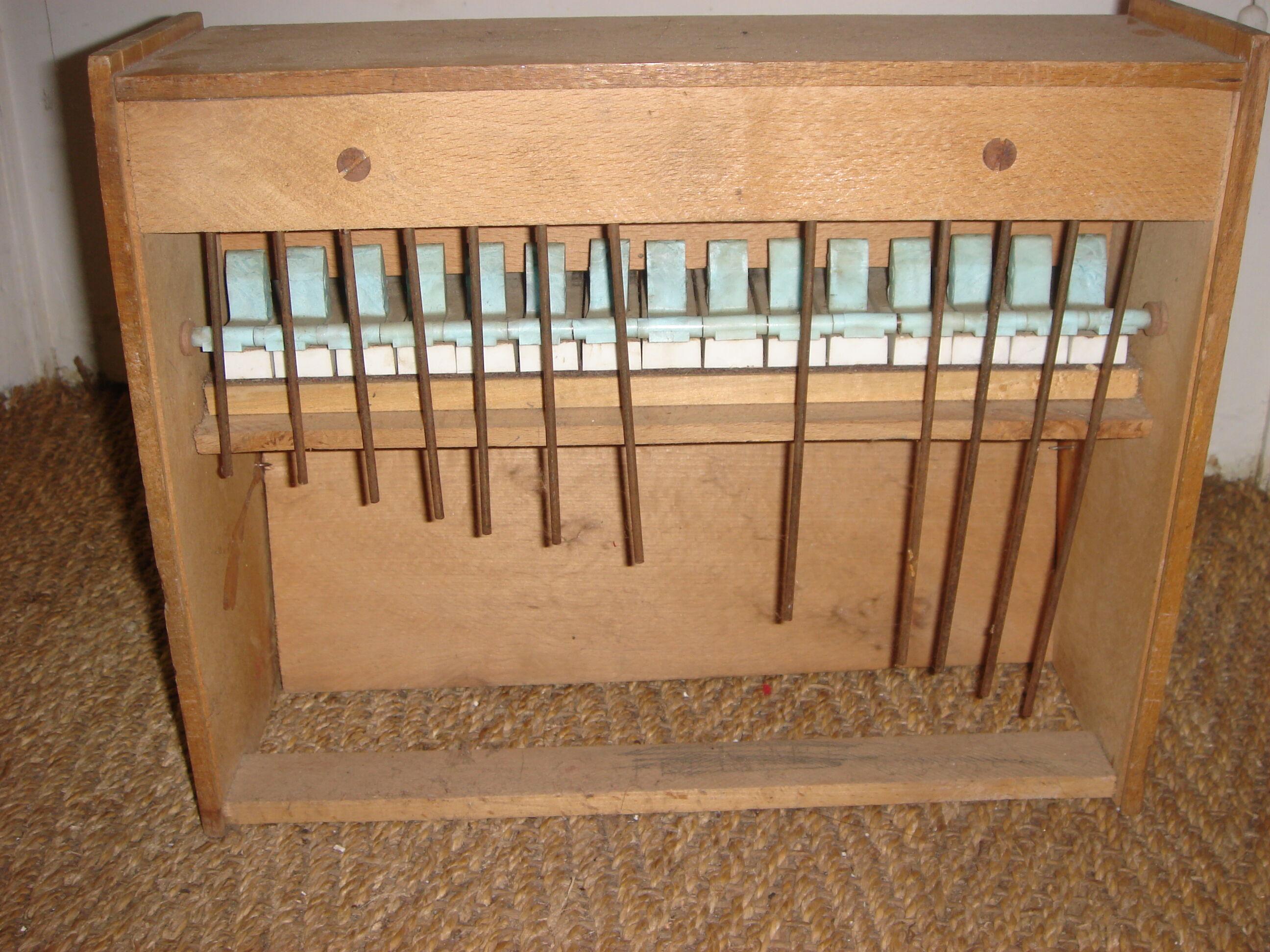 Small child 1950 wooden piano