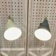 Paire d'appliques modulables design scandinave 1950.