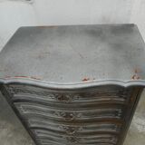 Silver grey dresser