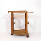 Guillerme et Chambron, serving trolley with removable tray, Votre Maison, 1960s.