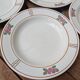 7 old deep plates in Salins earthenware model Nénuphar 24.5cm