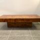 Table basse en loupe d’orme, 1970