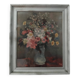 Oil on canvas - floral still life