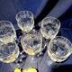 Set of 6 water glasses in engraved glass vierzon emma model