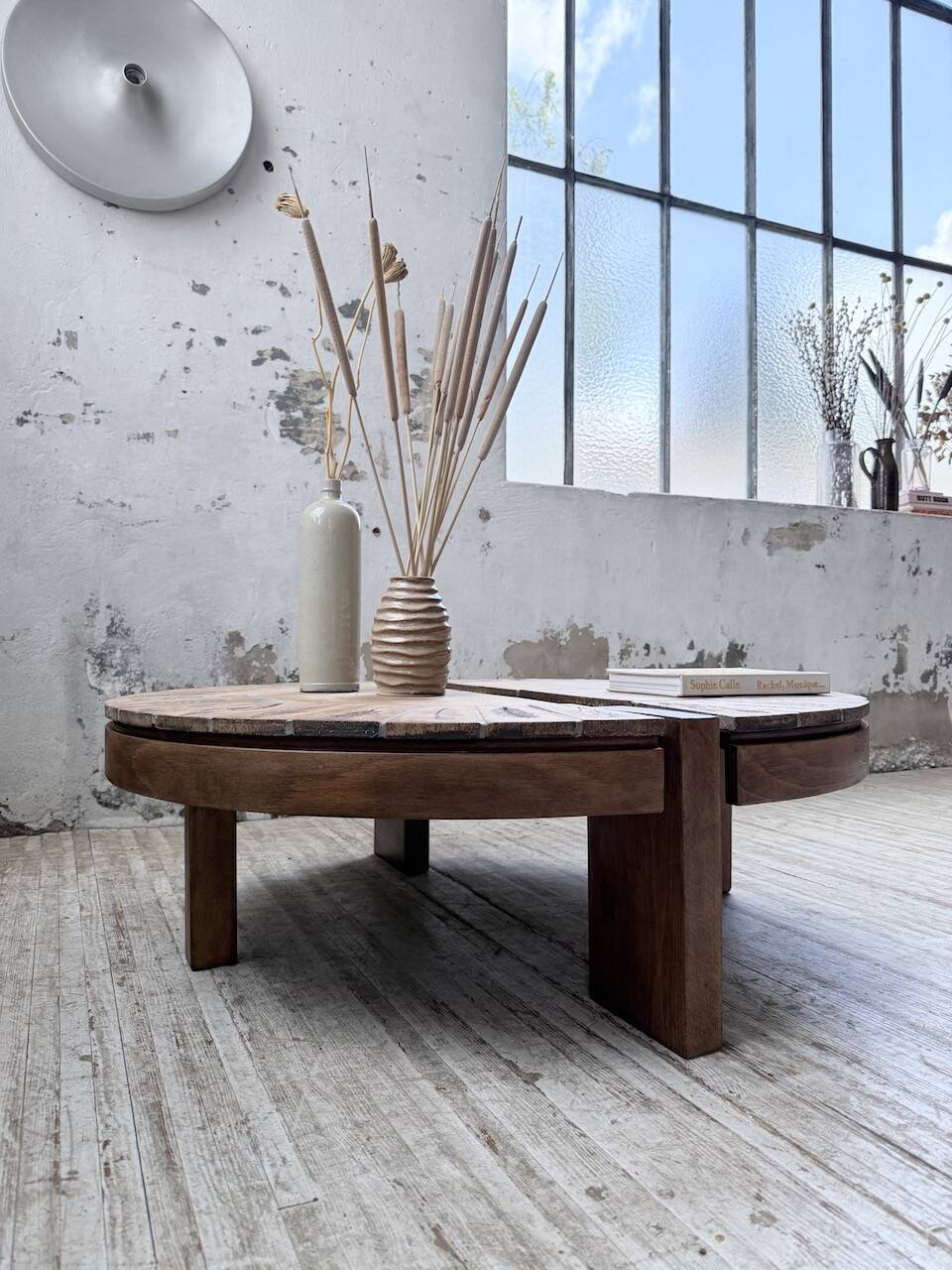 Table basse Roger Capron « grain de café »