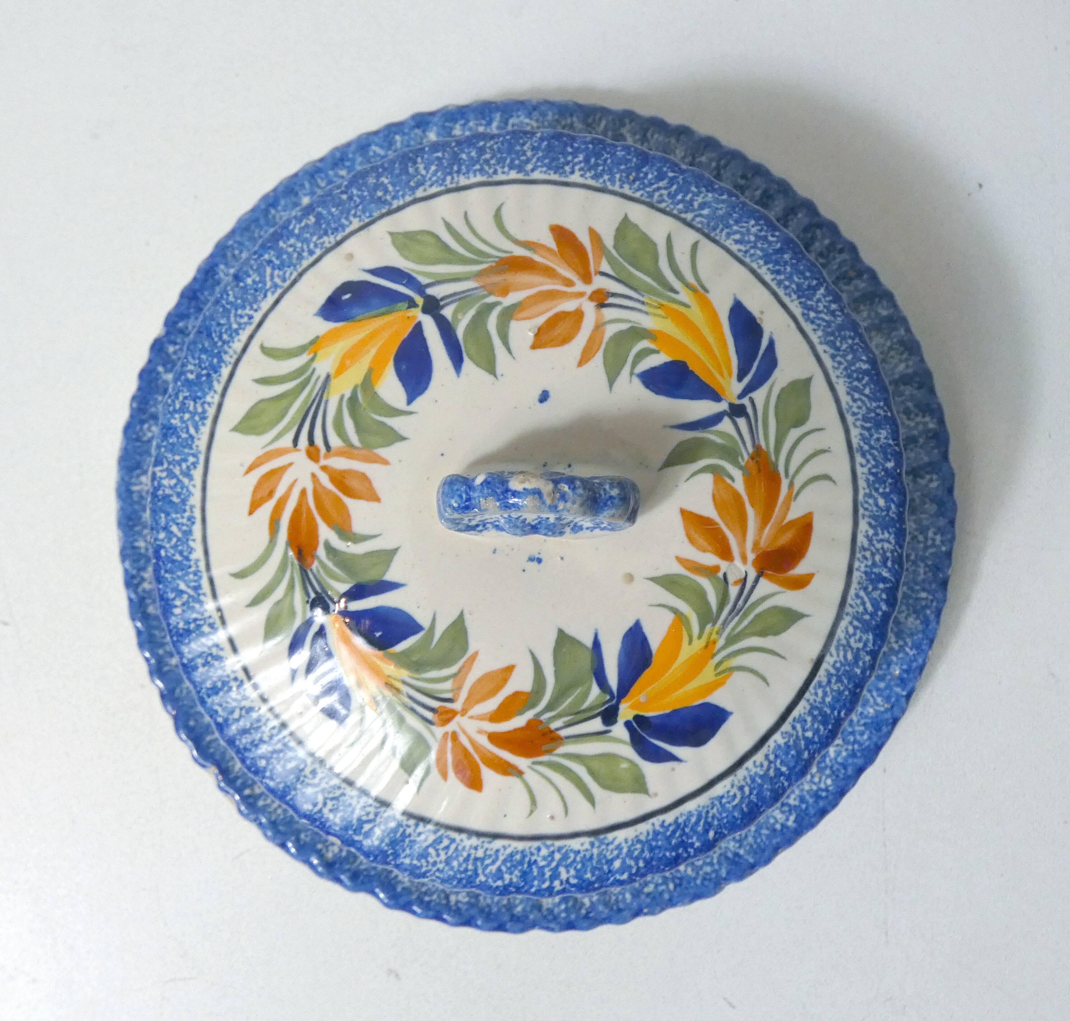 Henriot Quimper Butter Dish