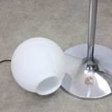 Grand lampadaire marron de Luigi Massoni pour Guzzini, années 1970