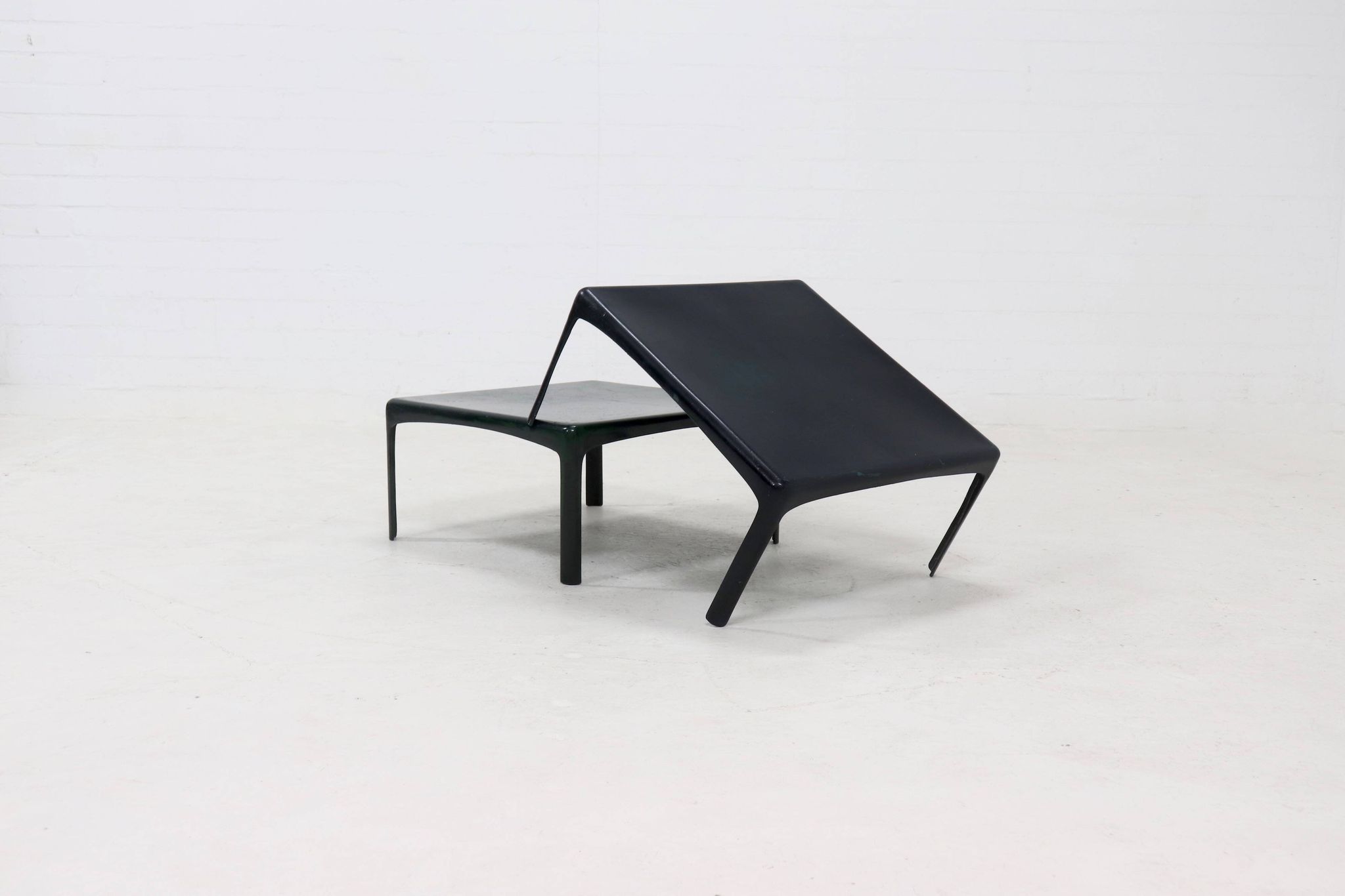 Set of 2 Fiberglass Side or Coffee tables 1960s