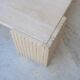 Coffee table in travertine by Roche Bobois editions