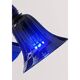 Lustre contemporain en verre de style Murano translucide Azzurre