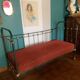 Vintage wrought iron bench