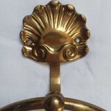 Vintage brass towel rack