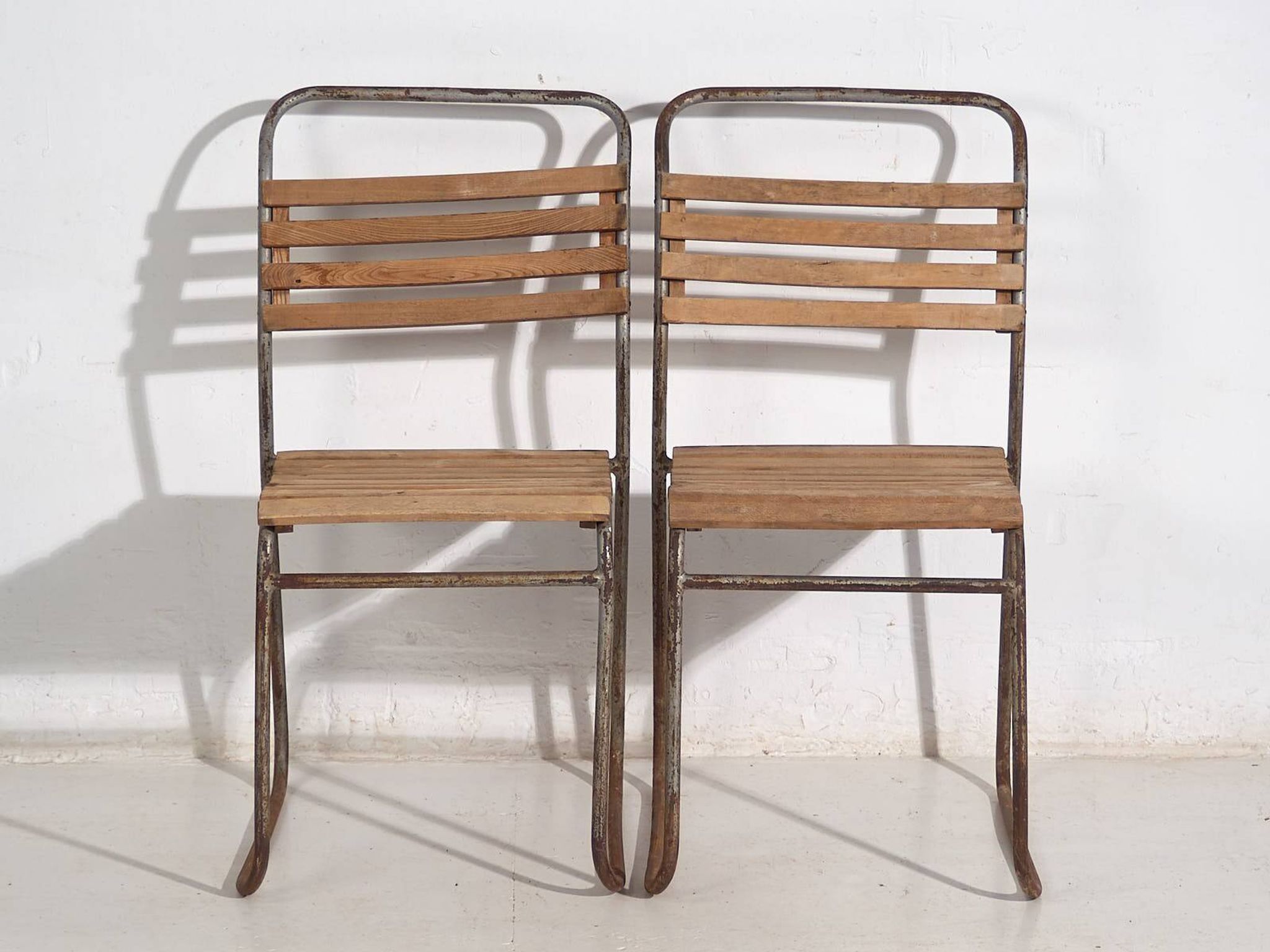 Antique garden chairs (circa 1920). Set of 4 pieces #2