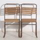 Chaises de jardin anciennes (vers 1920). Ensemble de 4 pièces #2