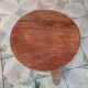 Paire de tabourets tripode en bois vintage