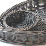 Wicker basket shaped fish