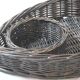Wicker basket shaped fish