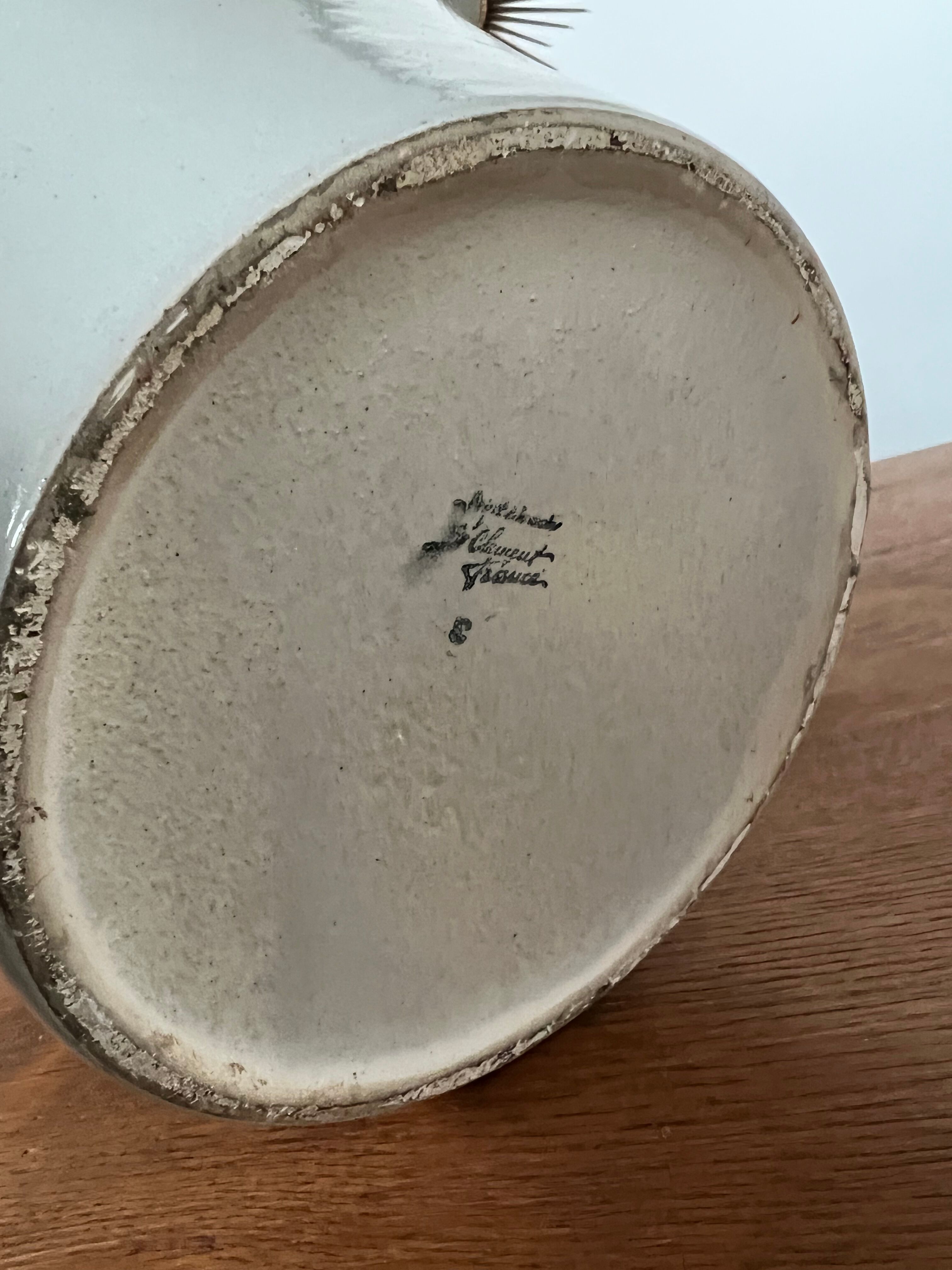 Pichet en céramique des années 50 St Clement vintage XXL 50 cm