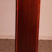 open mahogany library with inlays - 19th century