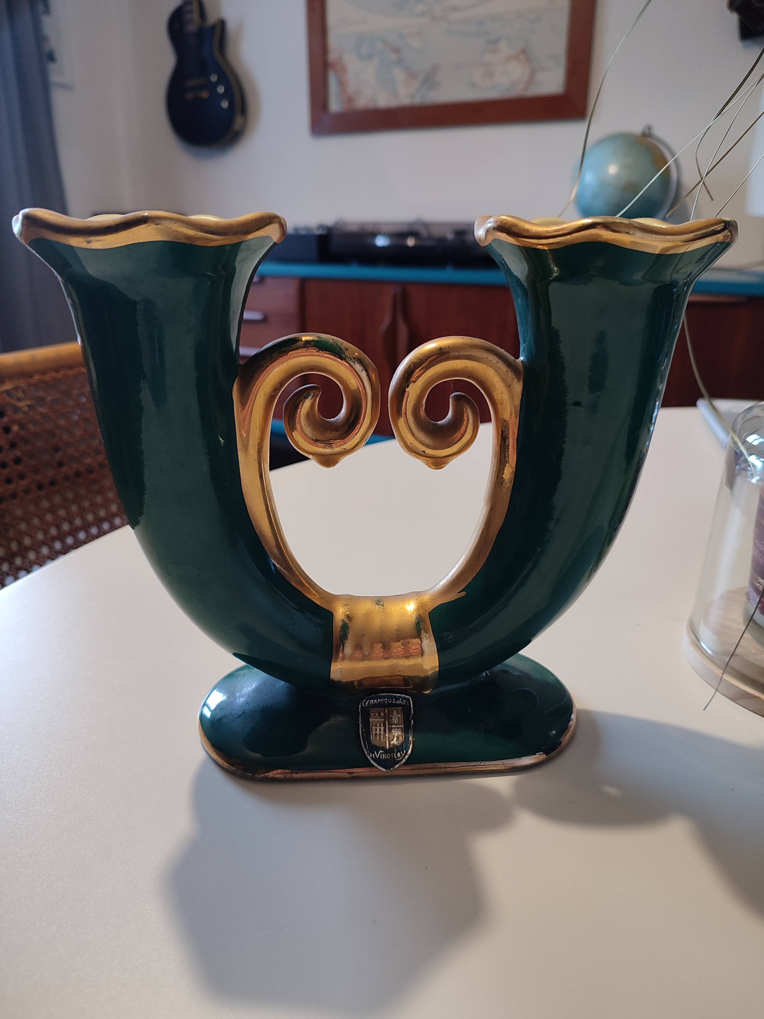 Viroflay art deco ceramic vase