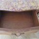 Pair of 2 Louis XV bedside tables - marquetry - 2 drawers - pink marble