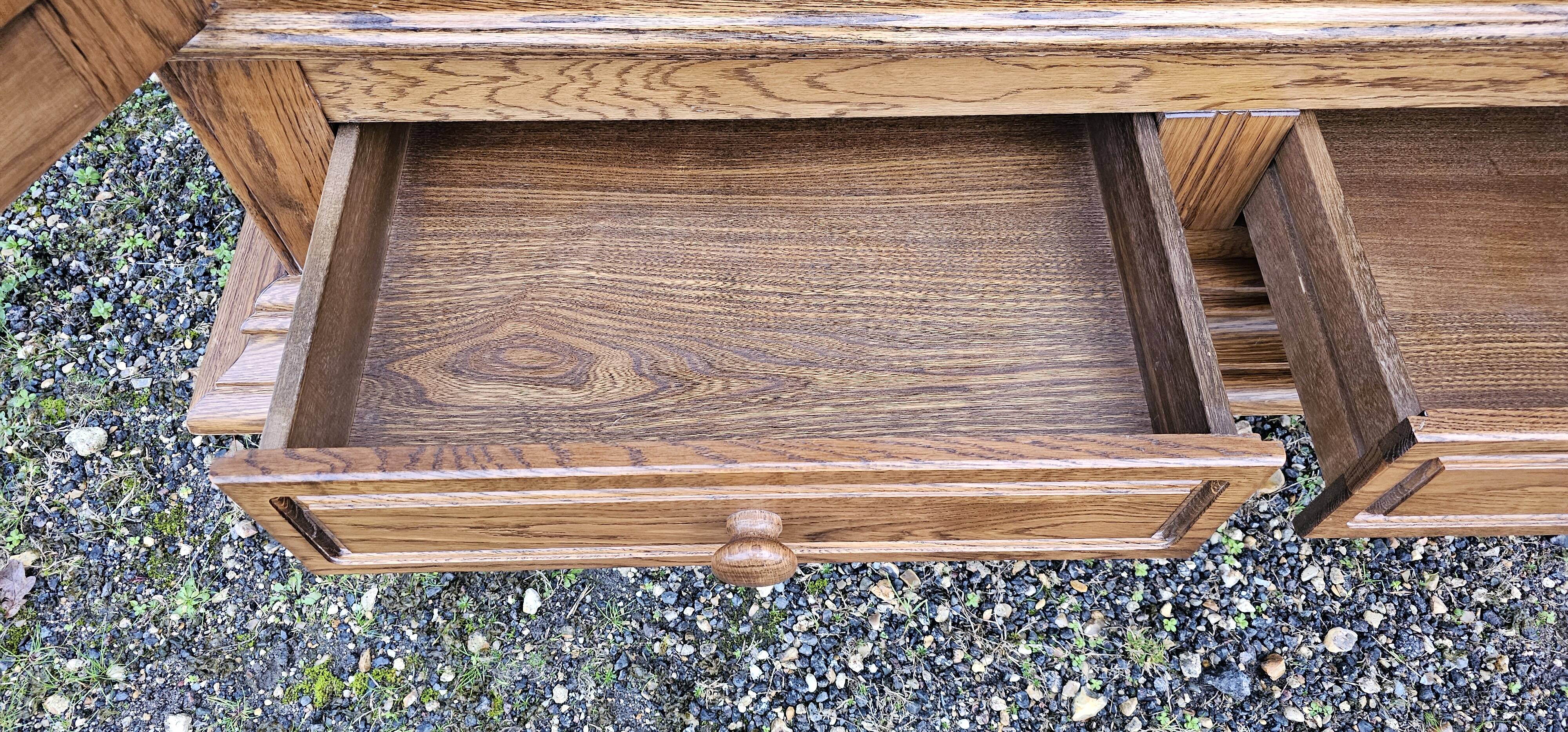 Oak wardrobe - wardrobe