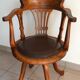 Swivel american office armchair