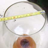 Vase dame jeanne forme verre cognac