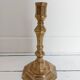 Old brass candle holder