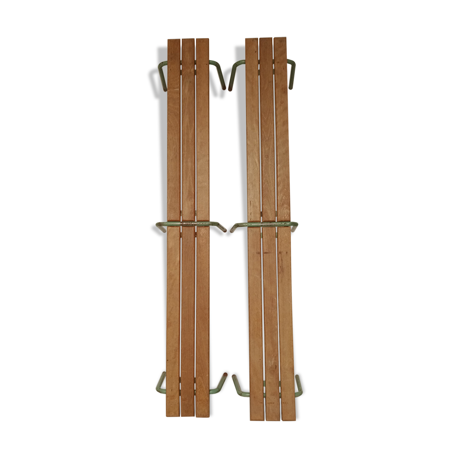 Lot of 2 former school benches