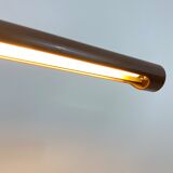 Tube brown lamppost by Anders Pehrson for Ateljé Lyktan 1970s