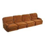 Modular sofa, 4 modules. Edition Lev & Lev 1970.