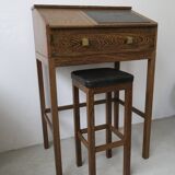 Secretary desk with stool from the 60s by Andreas Hansen, denmark
