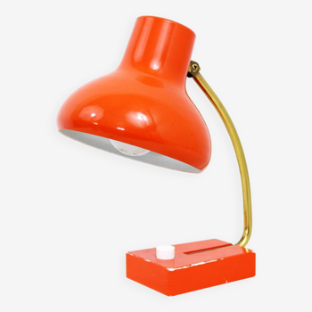 Orange mushroom lamp