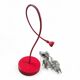 Red desk lamp "jansjö" by ikea - pop design