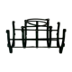 Wrought iron log holder