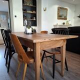 Table de ferme en noyer 200x80 8 pers.