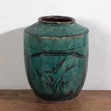 Ancient Chinese vase with octagonal frame (circa 1820) #19