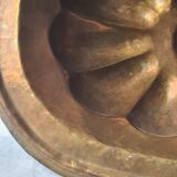 Basin, hammered copper shell hand basin