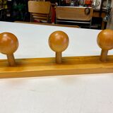 Portemanteaux wall patère Pin massif style chalet mountain vintage 80s