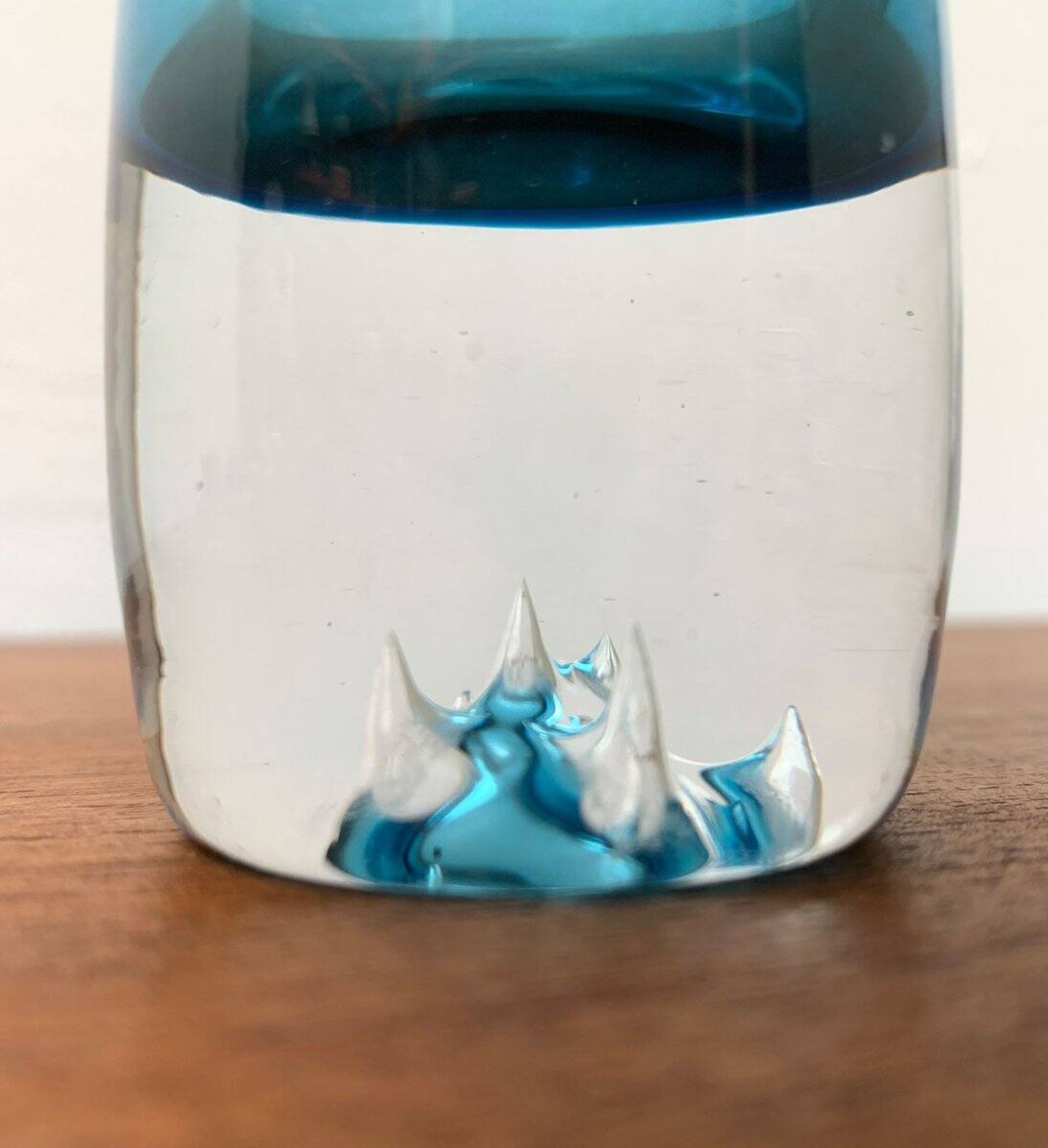 Vase en Verre d'Art Vintage