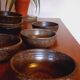 18 assiettes à soupe, jattes en grès de Salins les Bains année 60