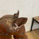 Very old pulling horse popular art