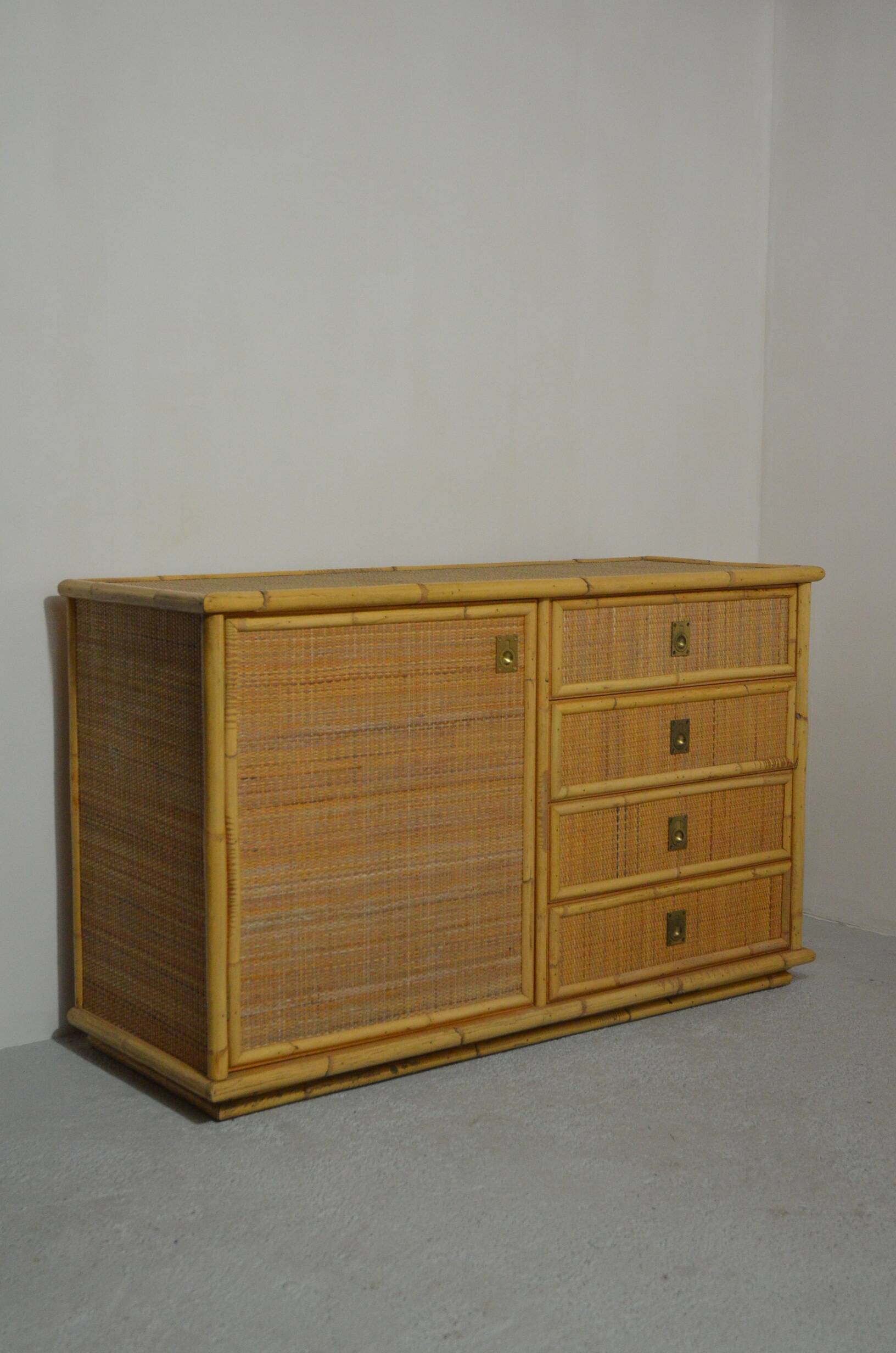 Dal Vera rattan chest of drawers