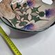 Ceramic dish with thistle decoration by Daniel Etienne, 31 cm
