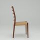 Set of 8 'Model no. 82' dining chairs