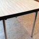 Table in grey formica and chrome feet / vintage 60s-70s